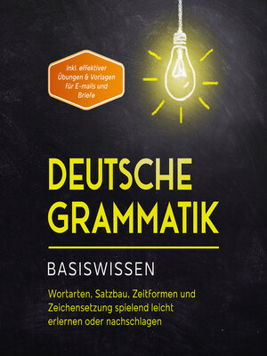 cover image of Deutsche Grammatik--Basiswissen